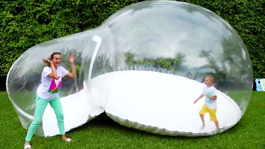 داستان های ولاد و نیکی Vlad and Niki - قسمت 122 - ساخت خانه بادی برای ولاد